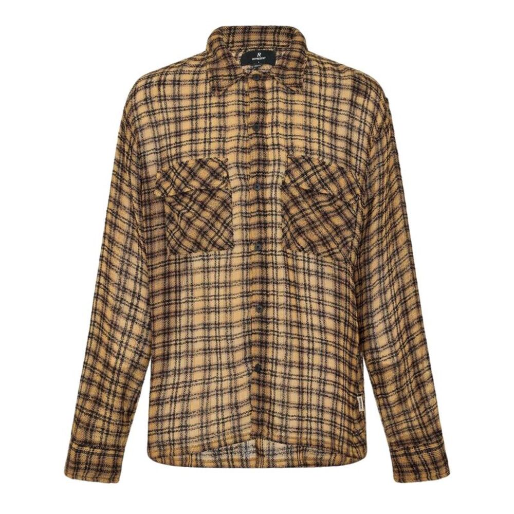 Represent Mens Utility Overshirt / Yellow